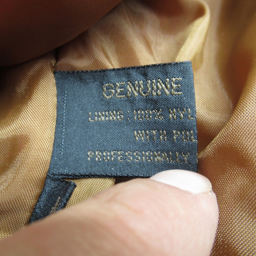 Winlit Genuine Leather Jacket Women Medium Brown Western NEEDS ZIPPER REPAIR VTG - Picture 5 of 16